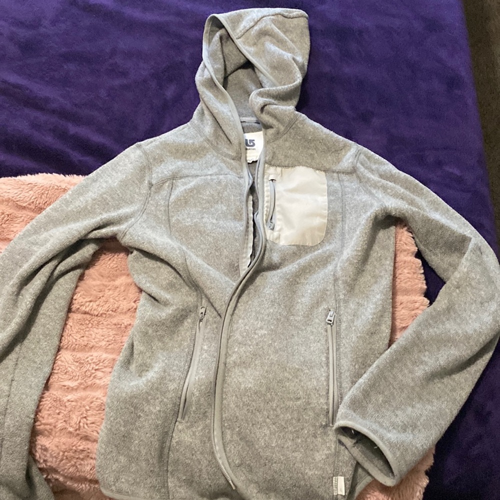 Gray burton sweater